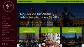 What Bunnybikesevilla.com website looked like in 2020 (4 years ago)