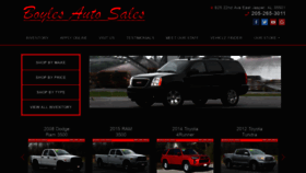 What Boylesauto.com website looked like in 2020 (4 years ago)