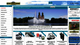 What Bevattningsteknik.se website looked like in 2020 (4 years ago)