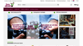 What Biodyvino.be website looked like in 2020 (4 years ago)