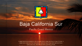 What Baja-sur.com website looked like in 2020 (4 years ago)