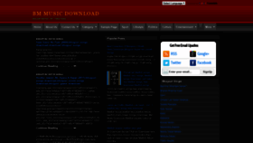 What Bmmusicdownloads.blogspot.com website looked like in 2020 (4 years ago)