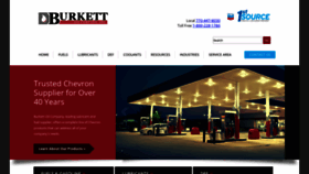 What Burkettoil.com website looked like in 2020 (4 years ago)