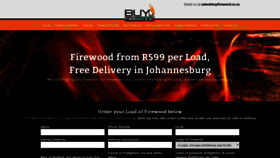 What Buyfirewood.co.za website looked like in 2020 (4 years ago)