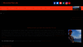 What Boosterfan.de website looked like in 2020 (4 years ago)