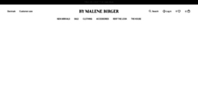 What Bymalenebirger.com website looked like in 2020 (4 years ago)