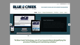 What Bluecreektechnology.com website looked like in 2020 (4 years ago)