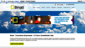 What Binati.com.br website looked like in 2020 (4 years ago)