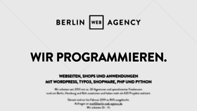 What Berlin-web-agency.de website looked like in 2020 (4 years ago)