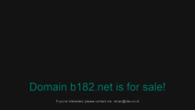 What B182.net website looked like in 2020 (4 years ago)