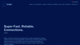 What Bulgin.com website looked like in 2020 (4 years ago)