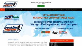 What Bengaluru10k.com website looked like in 2020 (4 years ago)