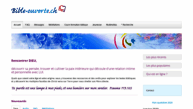 What Bible-ouverte.ch website looked like in 2020 (5 years ago)