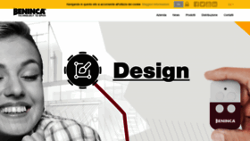 What Beninca.com website looked like in 2020 (4 years ago)