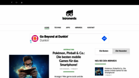 What Bueronerds.de website looked like in 2020 (4 years ago)