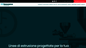 What Bausano.it website looked like in 2020 (4 years ago)