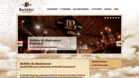 What Barfuesser-brauhaus.de website looked like in 2020 (4 years ago)