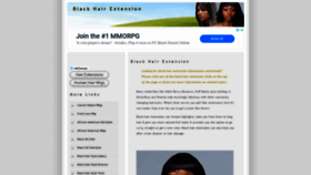 What Blackhairextension.com website looked like in 2020 (4 years ago)