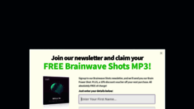 What Brainwaveshots.com website looked like in 2020 (4 years ago)