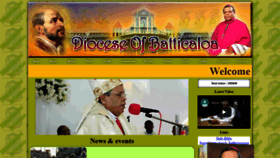 What Battidiocese.org website looked like in 2020 (4 years ago)