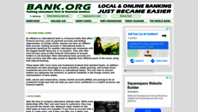 What Bank.org website looked like in 2020 (4 years ago)