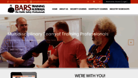 What Barstraining.com.au website looked like in 2020 (5 years ago)