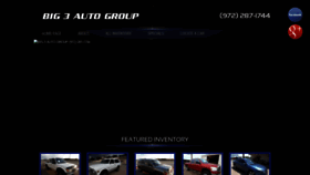 What Big3autogrouptx.com website looked like in 2020 (4 years ago)