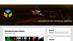 What Blog.electricbricks.com website looked like in 2020 (4 years ago)