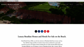 What Brazilbeachhouse.com website looked like in 2020 (4 years ago)