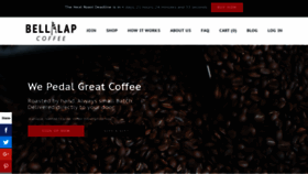 What Belllapcoffee.com website looked like in 2020 (4 years ago)