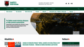 What Babite.lv website looked like in 2020 (6 years ago)