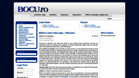 What Bocu.ro website looked like in 2020 (4 years ago)
