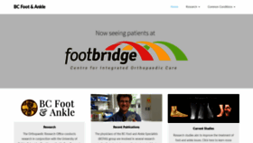 What Bcfootandankle.com website looked like in 2020 (4 years ago)