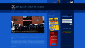 What Bethelfaithschool.com website looked like in 2020 (4 years ago)