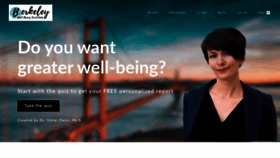 What Berkeleywellbeing.com website looked like in 2020 (4 years ago)