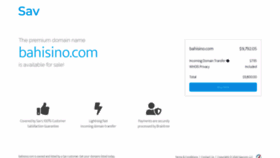 What Bahisino.com website looked like in 2020 (4 years ago)