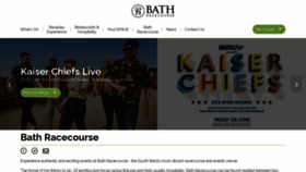 What Bath-racecourse.co.uk website looked like in 2020 (4 years ago)