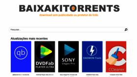 What Baixakitorrents.com website looked like in 2020 (4 years ago)