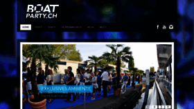 What Boatparty.ch website looked like in 2020 (4 years ago)