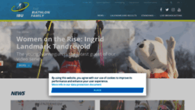 What Biathlonworld.com website looked like in 2020 (4 years ago)
