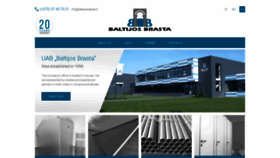 What Baltijosbrasta.com website looked like in 2020 (4 years ago)