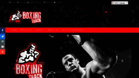 What Boxingtrack.com website looked like in 2020 (4 years ago)