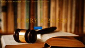 What Barryandbarryattorneys.com website looked like in 2020 (4 years ago)
