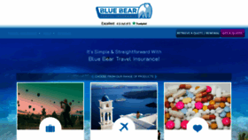 What Bluebeartravelinsurance.co.uk website looked like in 2020 (4 years ago)