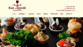 What Bonappetit-caterers.co.uk website looked like in 2020 (4 years ago)