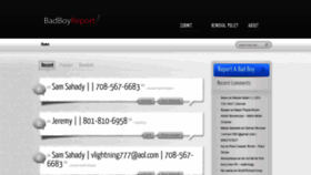 What Badboyreport.kr website looked like in 2020 (4 years ago)
