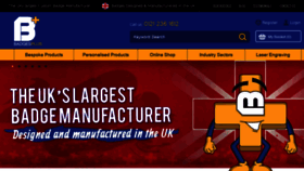 What Badgesplus.co.uk website looked like in 2020 (4 years ago)
