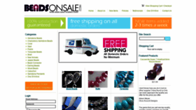 What Beadsonsale.com website looked like in 2020 (4 years ago)