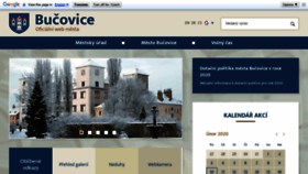 What Bucovice.cz website looked like in 2020 (4 years ago)
