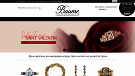 What Bijouxbaume.com website looked like in 2020 (4 years ago)